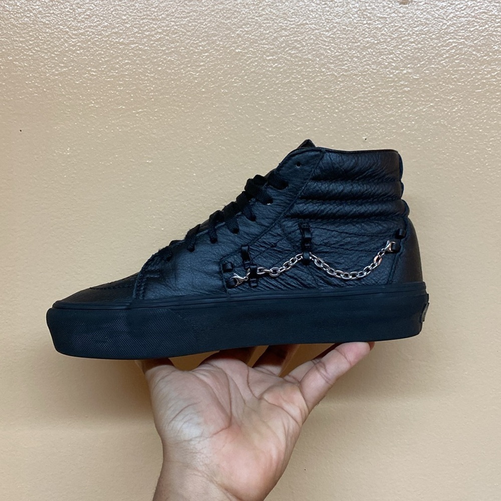 Vans Sk8 Hi Platform 2 Black Chain Links - Picture 7 of 16